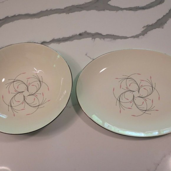 Homer Laughlin Rhythm Capri Serving Bowl & Platter VT Mid-Century - Picture 1 of 5